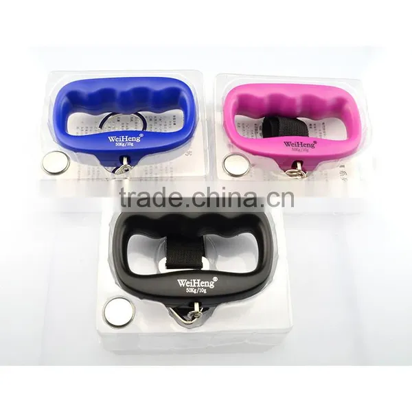 50kg/10g Mini Charming Portable Digital Hanging Luggage Scale photo-3