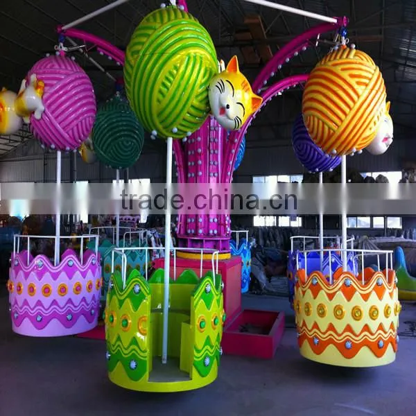 Amusement Park Rides Sweet Cat Rides Swing Children Games photo-5