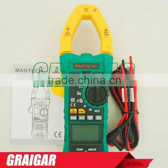 Mastech MS2115A Digital Clamp Multimeter Meter Frequency Resistance Capacitance Meters Tester photo-2