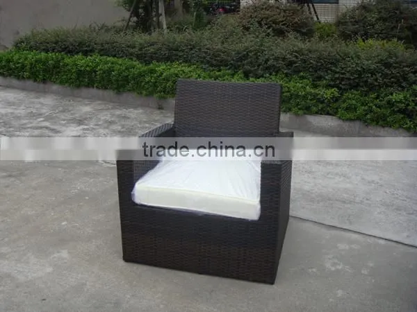 4Pcs Garden Sofa Furniture Rattan With Aluminium Frame photo-4
