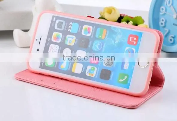 Magnetic Side Flip Book Wallet Cell Phone Case for Iphone photo-4