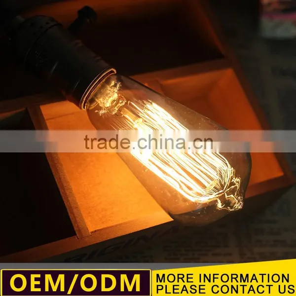 Edison Antique Lamp, A19 25/40/60W 60*115mm Edison Bulb photo-4