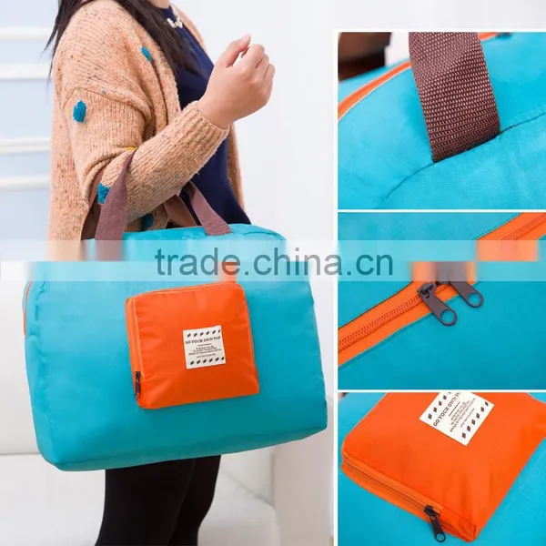 Fashion Polyester Travel Fold Bag Carry Bag