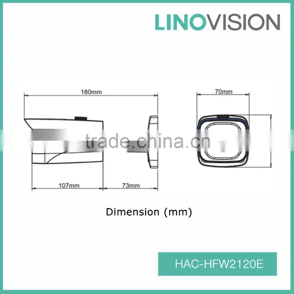 Water-proof 1.3MP 720P 40m Bullet Smart IR HDCVI Camera,Support OSD Menu photo-2