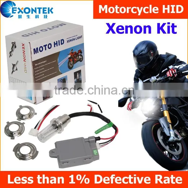 2016 Wholesale Motorcycle Spare Part/Motorcycle Headlight Hid Xenon Kit With 1 Year Warranty