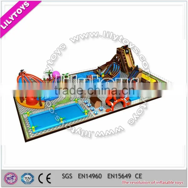 Giant Water Park Inflatable Commercial Water Park, Costumized Giant Water Park , Water Games Playground photo-3