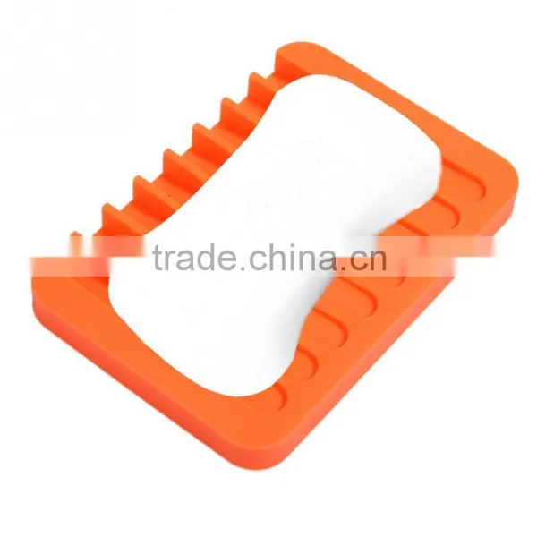 Eco-friendly Bathroom Ware Silicone Soap Dish Holder photo-2