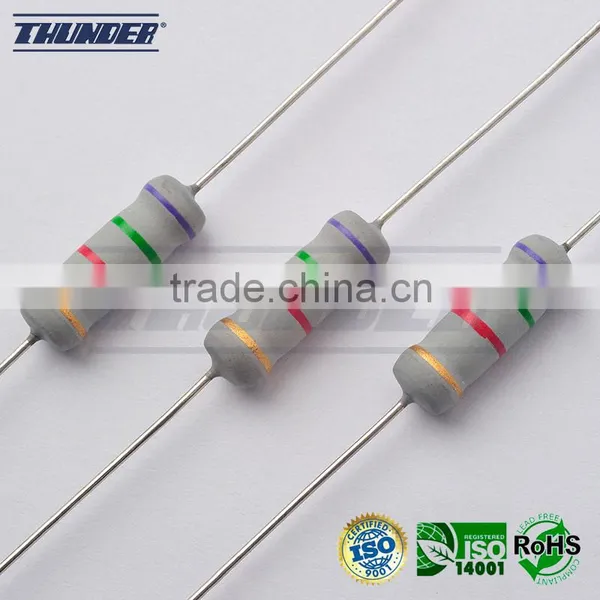 TC2593 Throught Hole Flame Proof Carbon Film DIP Resistor photo-3