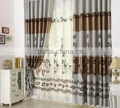 Customized Window Curtain Fabric, Jacquard Fabirc 030 Fire Retardant Blackout Fabric for Bedroom photo-6