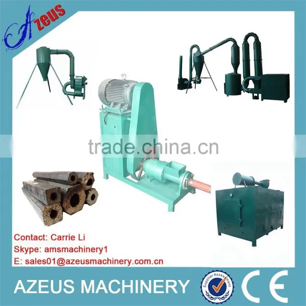 Long Life-span Screw Type Rice Husk Charcoal Making Machine