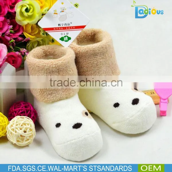 Multi-design Keep Warm Winter Baby Shoe Socks for 0-3 Years photo-2