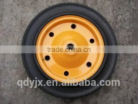 Hot Sale Pneumatic Rubber Solid Mute Beach Wheel photo-2