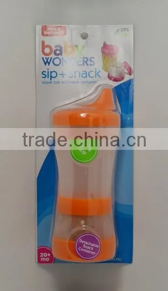 Baby Sip Snack Sippie Cup Detachable Food Snack Container Keeper BPA Free 9 Oz photo-2