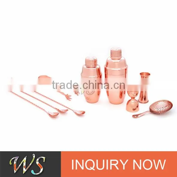 2016 New Copper Cocktail Shaker Bar Tool Set photo-2