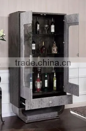 Home Furniture /Glass With MDF Wine Cabinet C107 photo-2