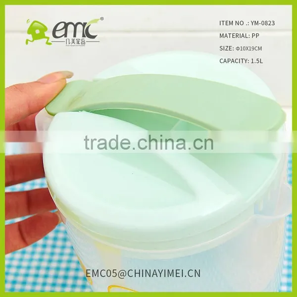 High Quality Plastic Hot and Cold Water Juice Bottle Cold Kettle With Lid photo-3