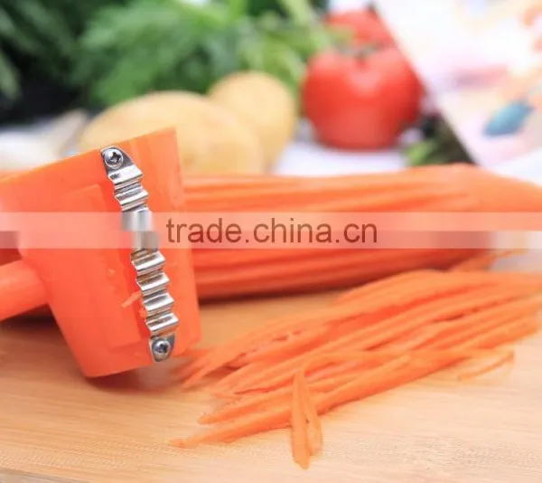 Tri-blade Plastic Spiral Vegetable Slicer/plastic Carrot Shredder, Cutter and Peeler photo-4