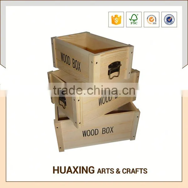 Portable Laundry Wooden Storage Basket photo-6