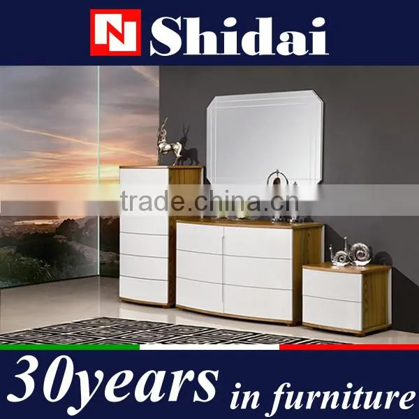 Queen Size Simple Design Wooden Bed Room Furniture With Four Drawers photo-6
