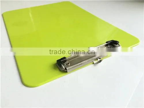 A4 Green Plastic Paper Holder Clipboard photo-3