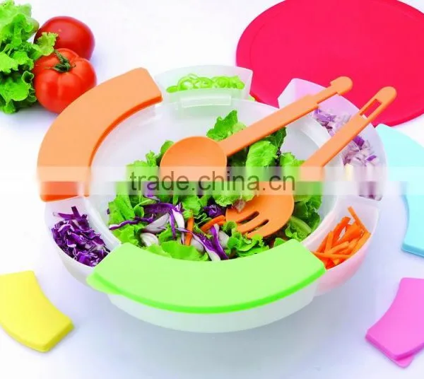 PLASTIC SALAD BOWL