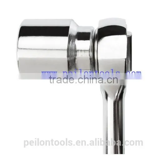 Carbon Steel Handle Wrench 3/4 '' Drive x 17'' Round Head Ratchet Combination Wrench photo-3
