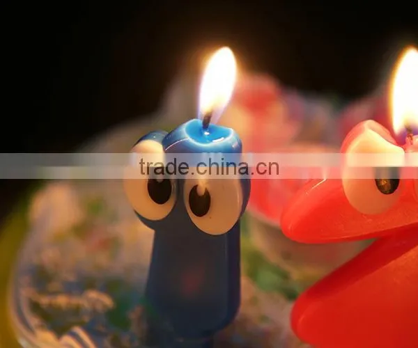 Eye Arabic Numbers Shape Birthday Candle for Children Celebration photo-3