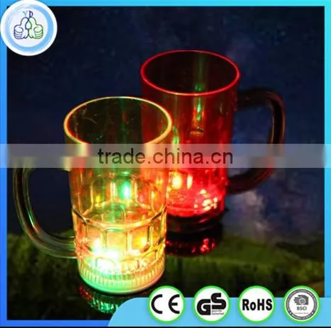 LFGB Plastic Glow in the Dark Cup With Handle photo-2