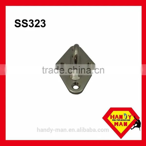 Marine Deck Hardware Stainless Steel Small Diamond Type Eye Plate photo-3