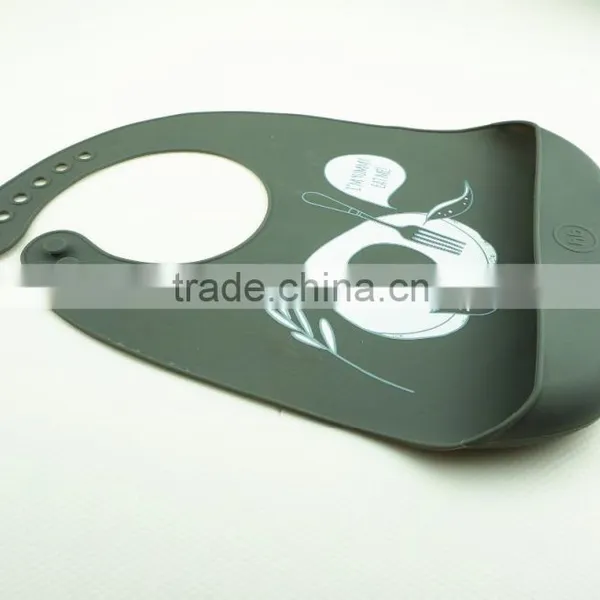 16076 Food Grade Cute Baby Pouchs,Waterproof Promotinal Gift Nice Silicone Baby Bibs,Kids Silicone Bellyband photo-3