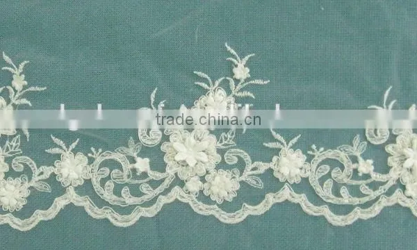 Frech Newest Design Lace Trim With Handmade