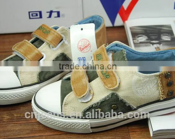 GZY Factory Guangzhou Stock Lot Lovely Breathable Canvas Shoes Kids photo-5
