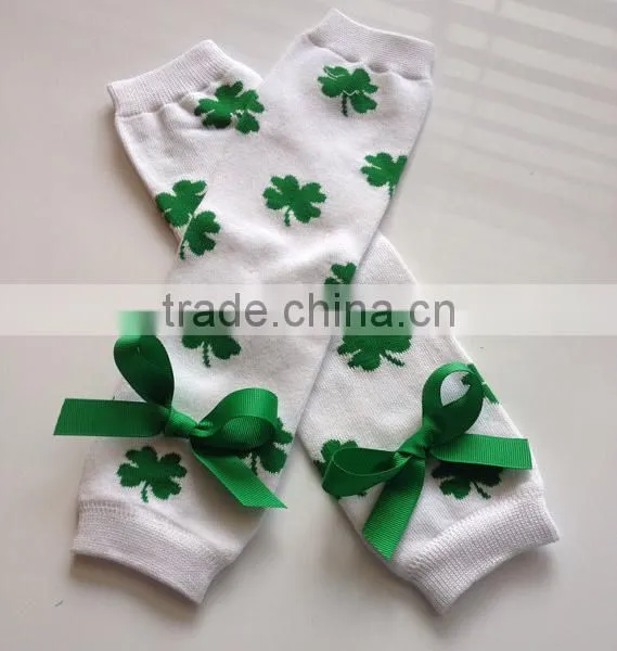 100% Knit Cotton Baby Newborn Winter Leg Warmer Sweet Infant Leggings photo-3