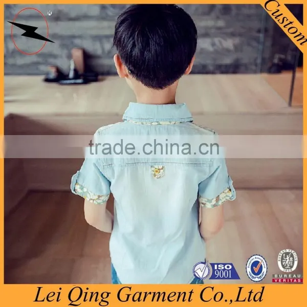 2015 Newest Designs Formal Kids Shirts Embroidery Designs photo-4