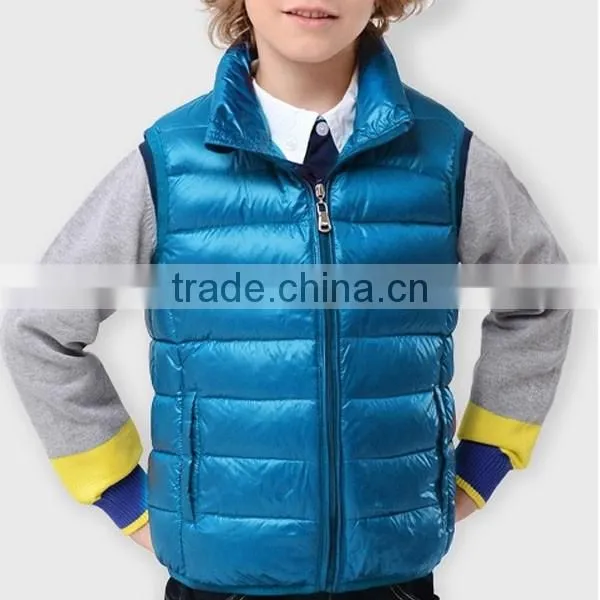 2015 New Fashion Kid's Winter Durable Short Down Vest photo-4