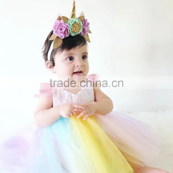 2017 Baby Girl Party Dress Children Frocks Designs 3 Year Old Girl Dress photo-2