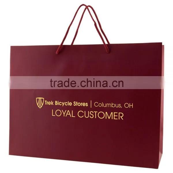 Matte Laminated Eurotote Shopping Bag - Features Cardboard Bottom, Dimensions Are 16" x 6" x 12" and Comes With Your Logo. photo-2