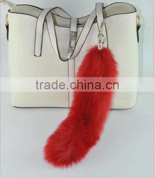 Manufacturers Supply Fox Tail Artificial Fur Tail Pendant Phone Pendant Bag Pendant photo-2