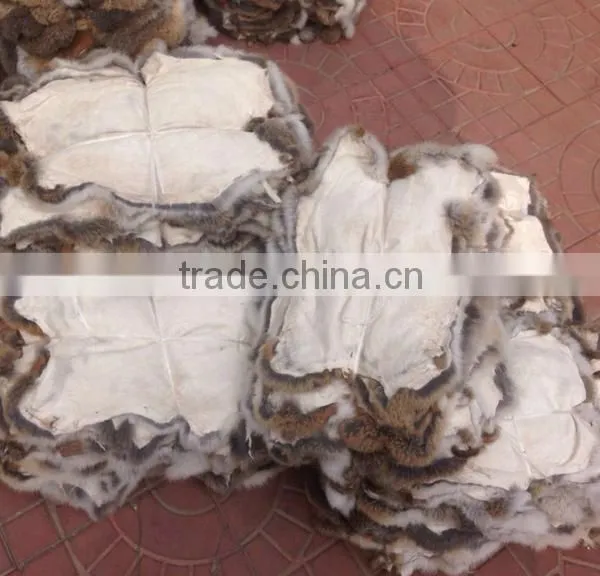 Top Quality Real Rabbit Fur / Natural Rabbit Skin / Rabbit Skin Price With Factory Price photo-3