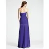 Heath/Column Strapless Floor-length Chiffon Over Elastic Woven Satin Dresses for Wedding Guests 2011 photo-3
