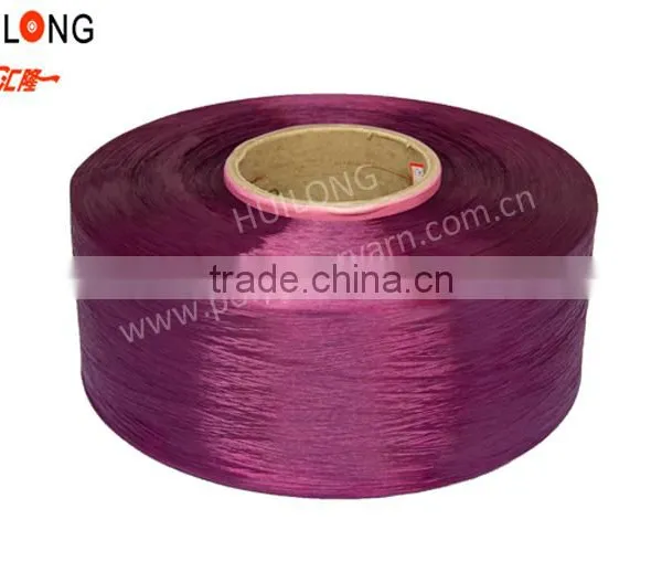 Polyester POY Yarn Dope Dyed Yarn for Final DTY photo-4