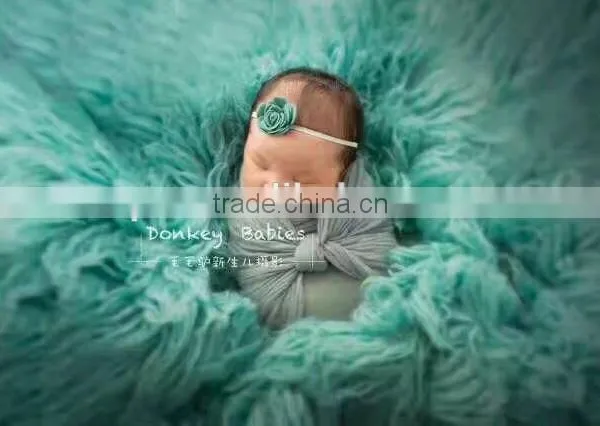 Newborn Cheesecloth Wrap Stretch Knit Warp Baby Cocoon Wrap Newborn Photography Props photo-3