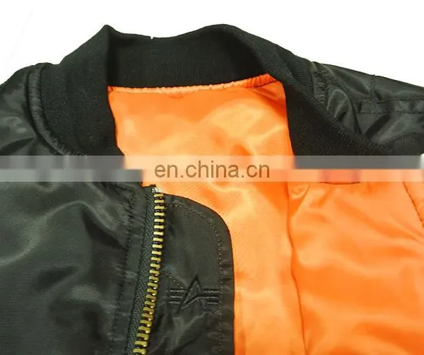 2017 Wholesale Cheap Plain Women Men Bomber Jacket photo-4