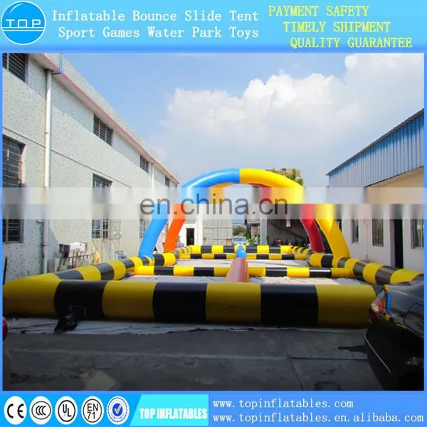 TOP Inflatable go Cart Track Racing Air Tracl for Sport Game photo-4