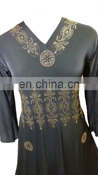 2017 Heavy Diamond Stone Work Embroidery Abaya Burqas / Latest Casual Islamic Wear Burkha (dubai Abaya) photo-2