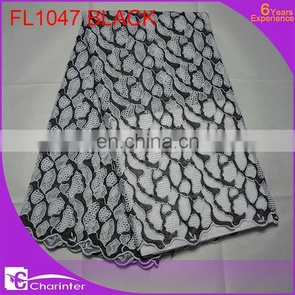 Free Shipping Cord Lace Fabric African Lace Fabric Bridal Lace Fabric photo-3