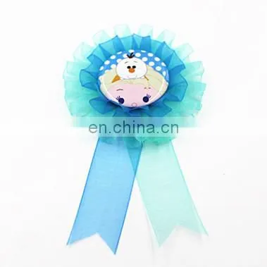 2017 New Product-Cute Christmas Snow Yarn Ribbon Flower for Kids Party photo-5