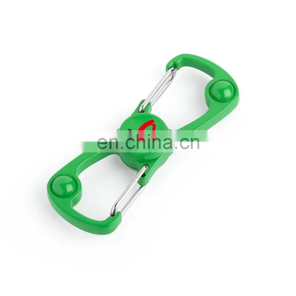 Promotion Gift Dual Zinc Alloy Carabiner Fidget Spinner photo-5