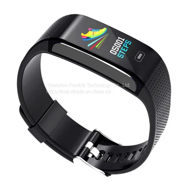 Feelbiti CK18S Blood Pressure IP67 Waterproof Heart Rate Monitor Sports Smart Bracelet