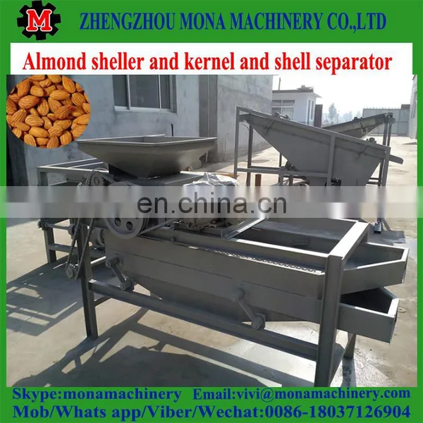 Food Grade Stainless Steel Almond Dehuller Machines/pistachio Sheller/almond Hazelnut Shell Separator photo-3